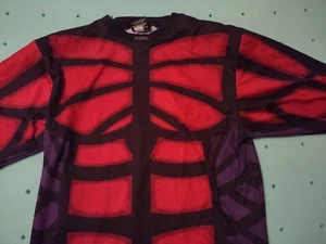 VTG 90sEra Adidas Soccer Goalkeeper Spiderman Design Padded ElbowsJersey, Size L - Picture 1 of 6