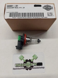 GENUINE HARLEY DAVIDSON Headlamp Bulb H11, LB 68881-01 - Picture 1 of 2