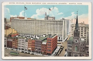 Postcard Boston Massachusetts Hotel Statier - Picture 1 of 2