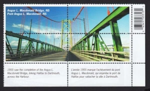 qq. BRIDGES = DOUBLE SIDE IMAGE = Canada 2005 #2103a MNH LL Block of 4 - Bild 1 von 2
