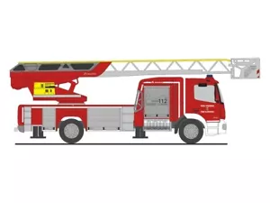 Rietze 71653 - 1/87 Magirus Dlk Atego ´19 Fw Illertissen - Nuovo - Foto 1 di 1