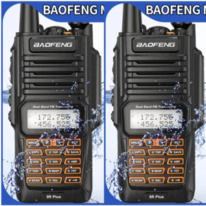 baofeng uv-9r plus 8W Waterproof walkie talkie Dual Band VHF/UHF Two-Way Radios - Picture 1 of 13