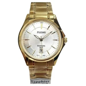 Pulsar Women's Gold Stainless Steel White Dial Quartz Watch PH7424 - Picture 1 of 3
