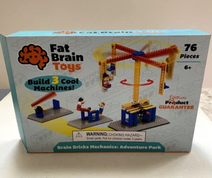 Brain Bricks Mechanics: Adventure Park Fat Brain Toys NEW Lego Like STEM - Picture 1 of 5