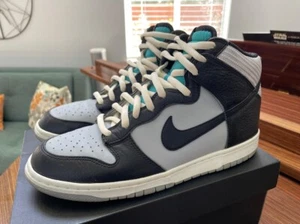 Nike Sb Dunk High Washington 2012 Size 10.5 317982 047 Grey Black Rare Dunk Blue - Picture 1 of 2