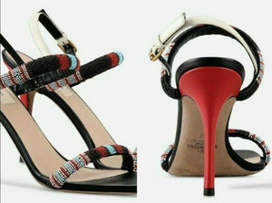 VALENTINO GARAVANI ROCKSTUD STUDDED NIETEN PUMPS HIGH HEELS SHOES SCHUHE 38.5