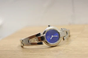 Vintage ESQ by Movado Swiss Womens Watch E5223 Blue Dial New batt 6" - Picture 1 of 6