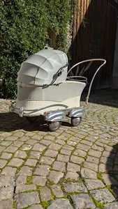 Kinderwagen / Puppenwagen 50er 60er Jahre, sehr rar, Superzustand - Bild 1 von 6