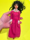 VINTAGE 1966 BODY DISNEY GŁOWA BARBIE CZARNE WŁOSY NIEBIESKIE OCZY RÓŻOWA SUKIENKA MALEZJA