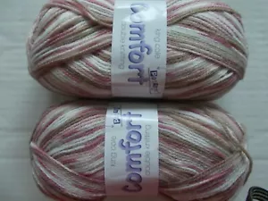 King Cole Prints Comfort DK yarn, Delight, lot of 2 (340 yds ea) - Picture 1 of 2