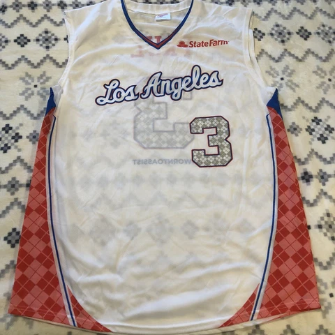LOS ANGELES CLIPPERS Chris Paul Argyle 2015 Promo Giveaway Jersey -Mens XL Used Cover