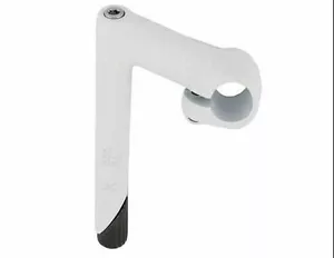 White Bicycle ROAD FIXIE FIXED HANDLEBAR Stem Alloy Stem 22.2mm White 1" - Picture 1 of 1