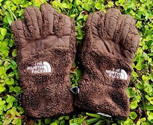 The North Face Brown Etip Osito Plush Gloves Women’s Sz Small