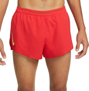Nike Dri-FIT ADV AeroSwift 2" Running Racing Men´s Shorts CJ7837-636 Red Orange - Imagen 1 de 6
