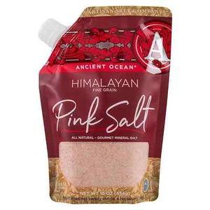 SALTWORKS Artisan Salt Company Ancient Ocean Himalayan Pink Salt, Fine Grain, 16 - Picture 1 of 5