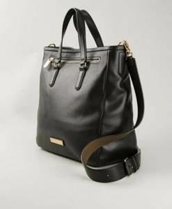 Marc by Marc Jacobs Women's Luna Smooth Black Leather Tote Bag. - Picture 1 of 12