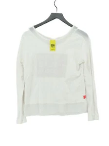 Miss Captain Women's Top L White Cotton with Elastane Basic - Picture 1 of 5