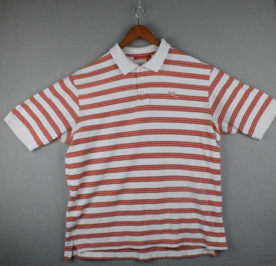 Camisa Polo Rocawear Adulto XL Multicolor Rayas Naranja Blanco Informal Para Hombre Foto 1 de 4