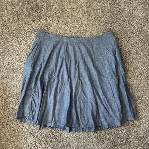 Lane Bryant Denim Flowy Skirt Size 28 - Picture 1 of 5