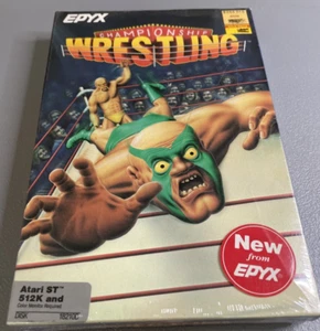 Championship Wrestling EPYX Atari ST 512K NOS Game Big Box vintage - Picture 1 of 2