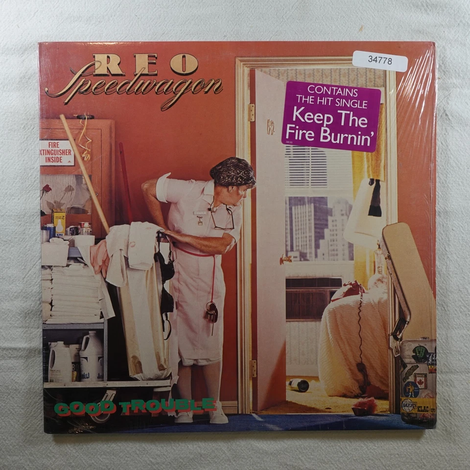 Reo Speedwagon Good Trouble LP Vinyl Record Album - Image 1 of 4
