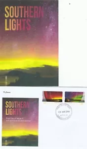 Australia Southern Lights 2014 par de estampillas en edición limitada cubiertas ""K"" FDC - Imagen 1 de 1