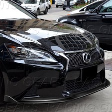 CARBON FIBER FRONT BUMPER SPOILER SPLITTER LIP FIT 13-15 LEXUS GS-SERIES F SPORT