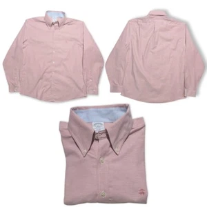 Brooks Brothers Hemd Herren L 1818 Regent Heather Pink Langarm Button Down  - Bild 1 von 4