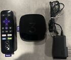 Roku 3 Media Streamer 4230X Tested W/ Remote, Power Adapter And Hdmi Cable