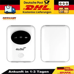 4G/5G LTE Tragbare Mobiler WLAN Router Hotspot WLAN Modem SIM Karte Weiß - Bild 1 von 10