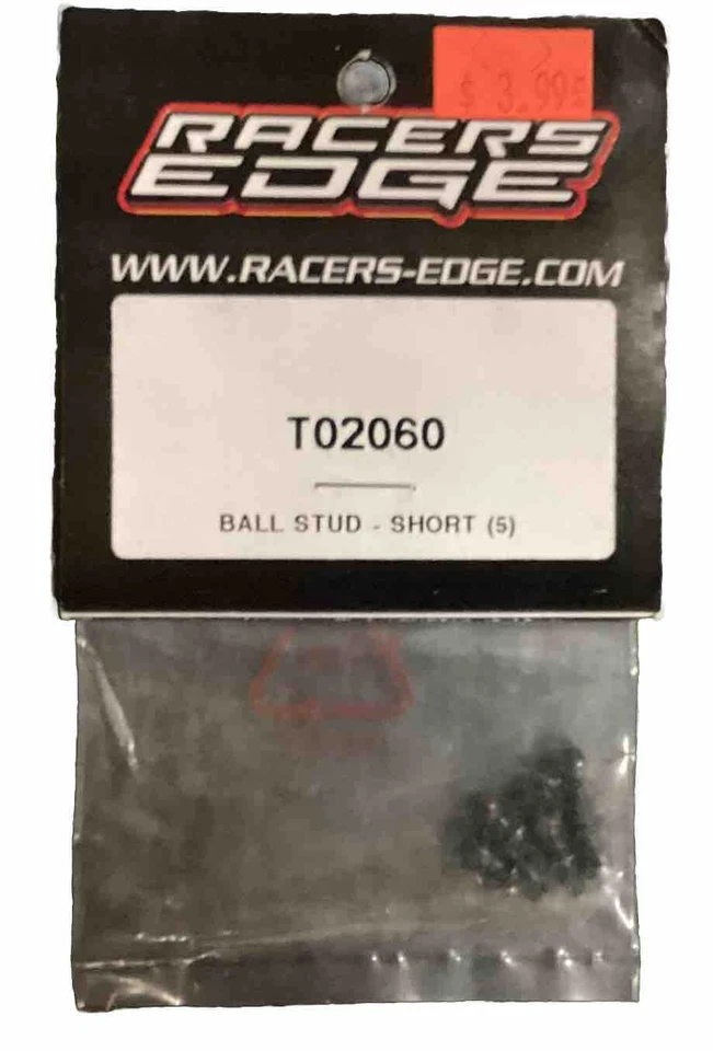 RACERS EDGE T02060 short ball stud: 5pc.   -NEW- - Image 1 of 1
