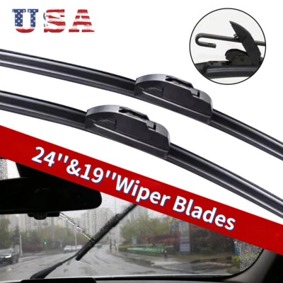 24"+19" All Season Windshield Wiper Blades Fit For Jeep Liberty 2002-2011 - Image 1 of 4