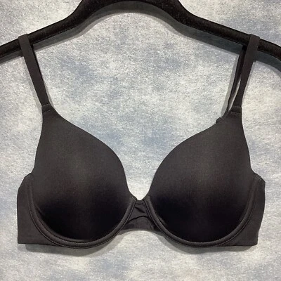 Hanes Bra Black Underwire Medium Smooth Cup Multi-way Strap - Image 1 of 4