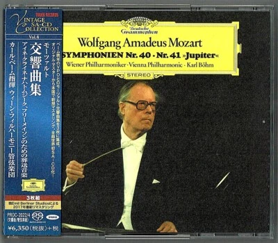 Karl Bohm VPO NEW 3 CD(SACD-Hybrid) Mozart Sym No.35,38,39,40,41/Other Japan OBI - Image 1 of 3