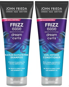 JOHN FRIEDA Frizz Ease DREAM CURLS DUO Shampoo & Conditioner 250ml each - Picture 1 of 3