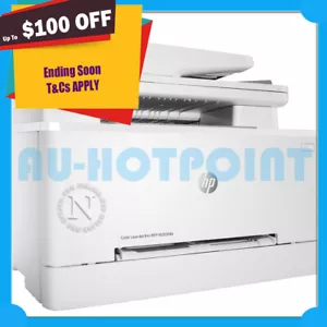 HP Laserjet M283FDN 4in1 Color Laser Network Printer+Duplex+ADF+FAX #206A Toner - Picture 1 of 1