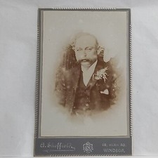Victorian Photograph Cabinet Card Gent Sheffield Windsor