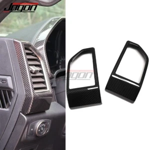 Carbon Dashboard Side AC Air Vent Outlet Cover For Ford F-150 Raptor 2015-2020 - Picture 1 of 13