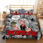 Popeye the Sailor/Quilt Cover/Double-sided Pillowcase/Duvet Cover/Bed Set/Gift