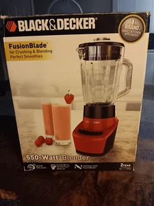 Frullatore Fusion Blade Silver Black n Decker 12 velocità barattolo vetro 6 tazze. Spedizione veloce - Foto 1 di 8