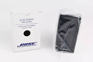 Neu Bose Acoustimass drehbarer Doppelheiß Single Cube Array Lautsprecher schwarz - Bild 1 von 6