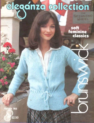 Eleganza Soft Feminine Classics Knit Crochet Pattern Booklet Brunswick 783  - Image 1 of 2