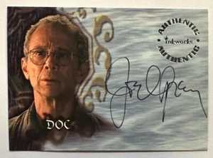 BUFFY THE VAMPIRE SLAYER: JOEL GREY como DOC TARJETA AUTÓGRAFA INKWORKS A28 - Imagen 1 de 2