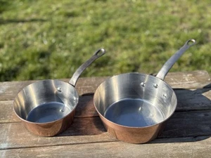 Mauviel 16 & 20cm Kupfer Töpfe Made In France - Bild 1 von 11