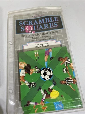VTG 1996 B.dazzle Scramble Squares Soccer Puzzle Complete - Image 1 of 2