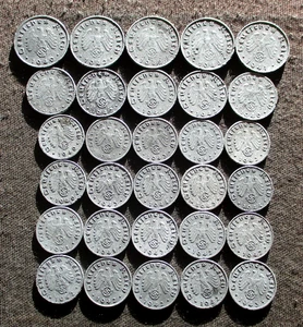 BIG LOT OF OLD COINS OF THIRD REICH NAZI GERMANY (1940-1944) WORLD WAR II - 406 - Bild 1 von 2