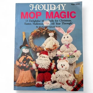 Holiday Mop Magic von Katherin Tidwell Foutz 1980er Basteln Musterbuch kariert #8595 - Bild 1 von 3