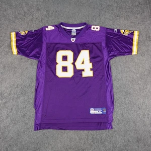 Vintage Minnesota Vikings Jersey Youth XL NFL Football Randy Moss 84 Reebok Boys - Picture 1 of 13
