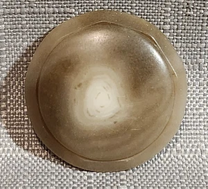 Vintage Gray Beveled Edge Faceted Bottle Cap Round Shank Button 9/16" (29) - Picture 1 of 3