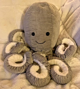 Little Toasties Peluche Polpo Grigio Imbottito Calore Abbraccio Invernale Scaldacollo Cuscinetto Riscaldante Peluche - Foto 1 di 13